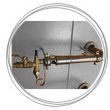 Horno gas Tecnopiro HGP, quemador
